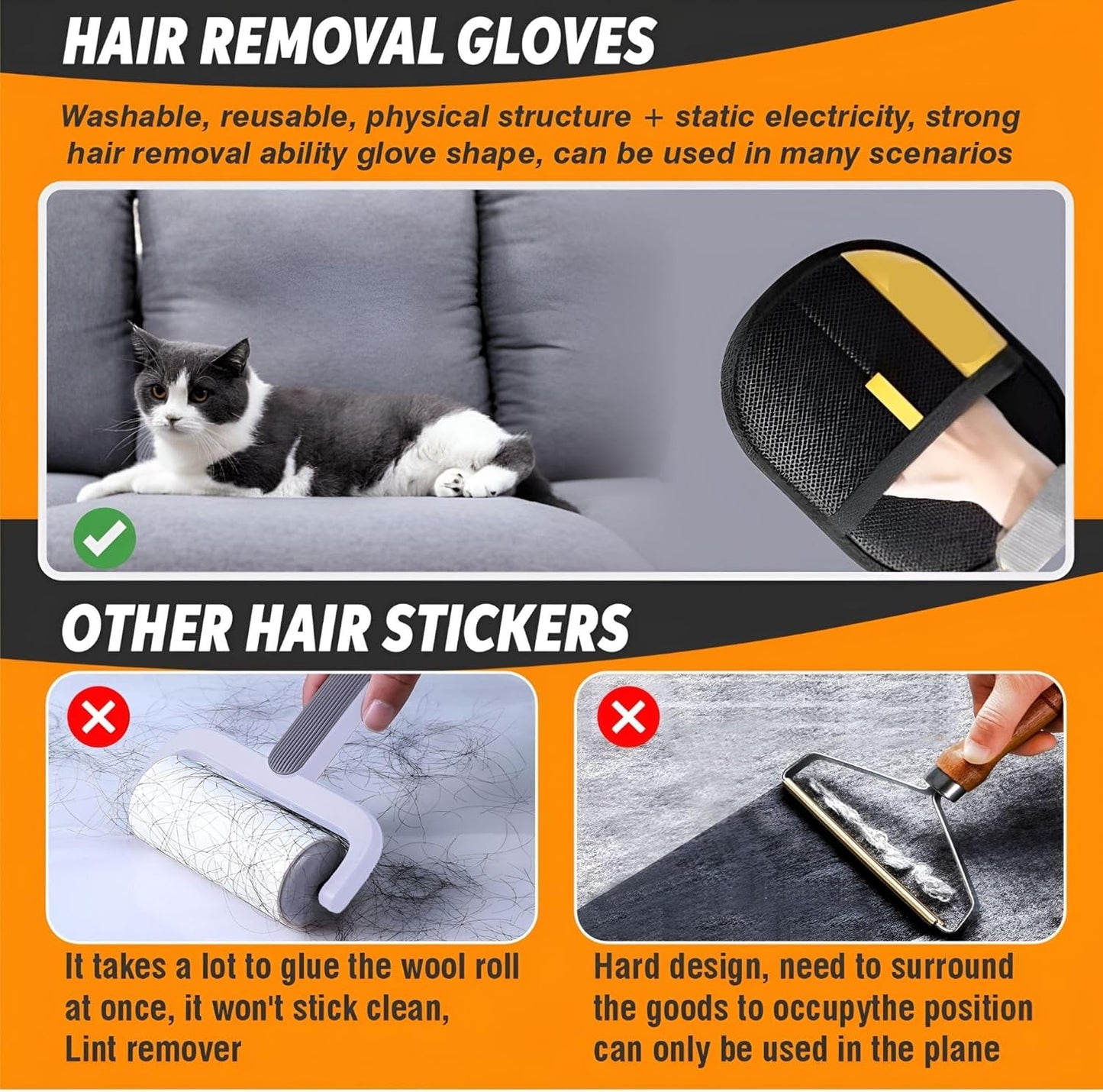Magic Pet Hair Removal Gloves™